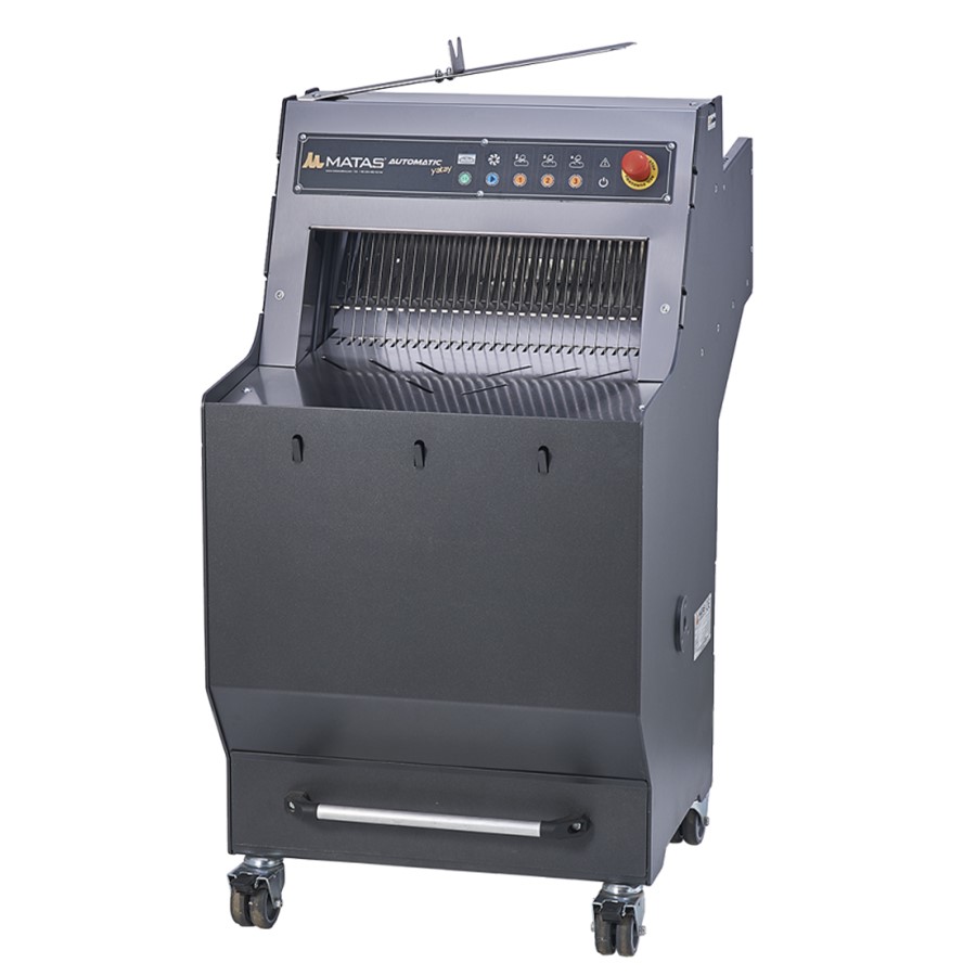 Ekmek Dilimleme Makinası Yatay Otomatik Sensörlü Metalik