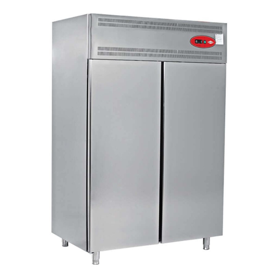 Buzdolabı Fanlı Dik Tip Çift Kapılı 140x80x205 Cm Gri