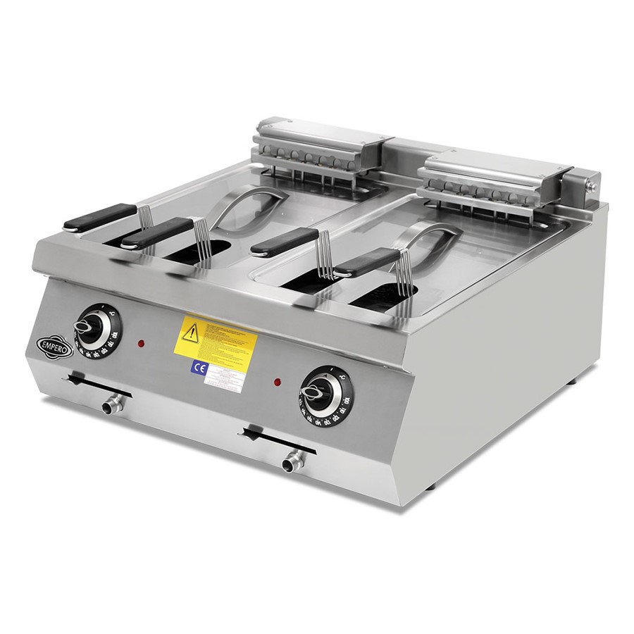 Elektrikli Fritöz 14+14 Lt Set Üstü 80*73*30 Cm 