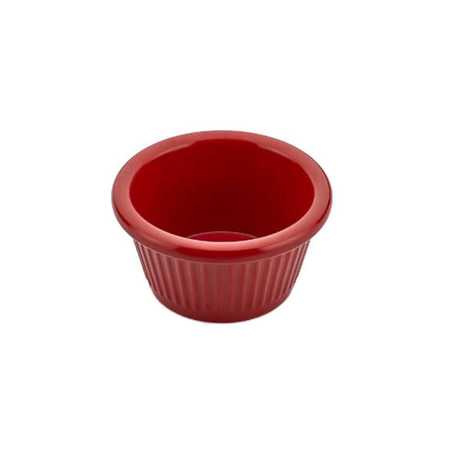 Ramekin Melamin Sosluk Kırmızı 7x4 cm Kırmızı