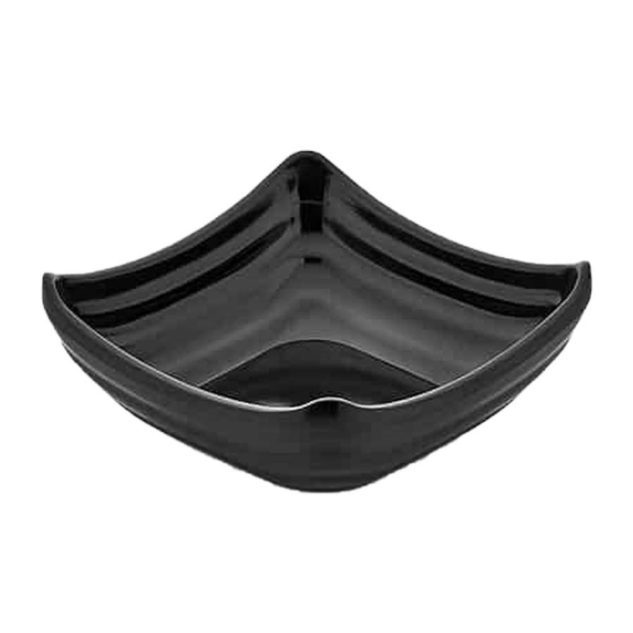 Kare Gondol Ramekin Sosluk Siyah 11*11*3,6 H 