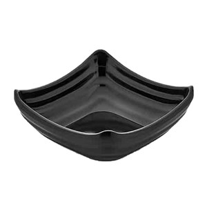 Kare Gondol Ramekin Sosluk Siyah 11*11*3,6 H