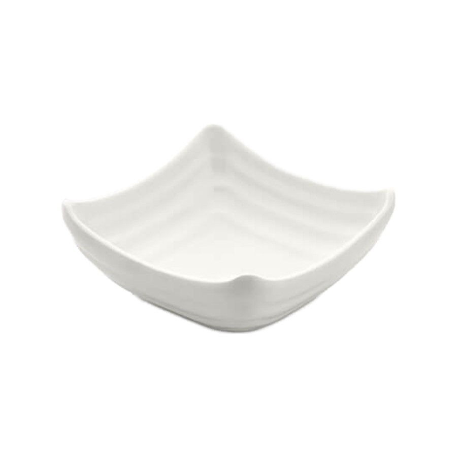 Kare Gondol Ramekin Sosluk Beyaz 11*11*3,6 H 