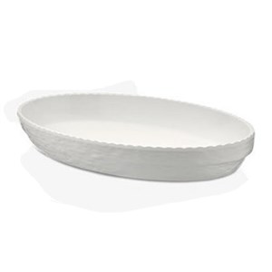 Oval Servis 40*25cm Beyaz