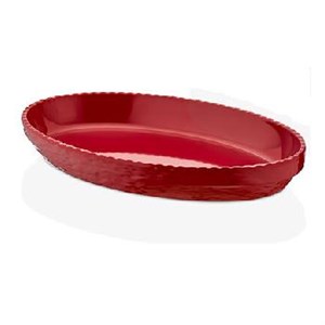 Oval Servis 40*25cm Kırmızı
