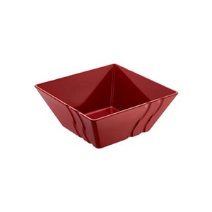 Luxor Melamin Kase 13,8x13,8 cm Kırmızı