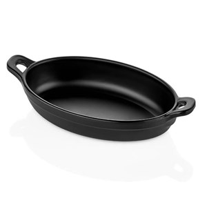 Mini Oval Pan Siyah15x8cm h.3,5cm