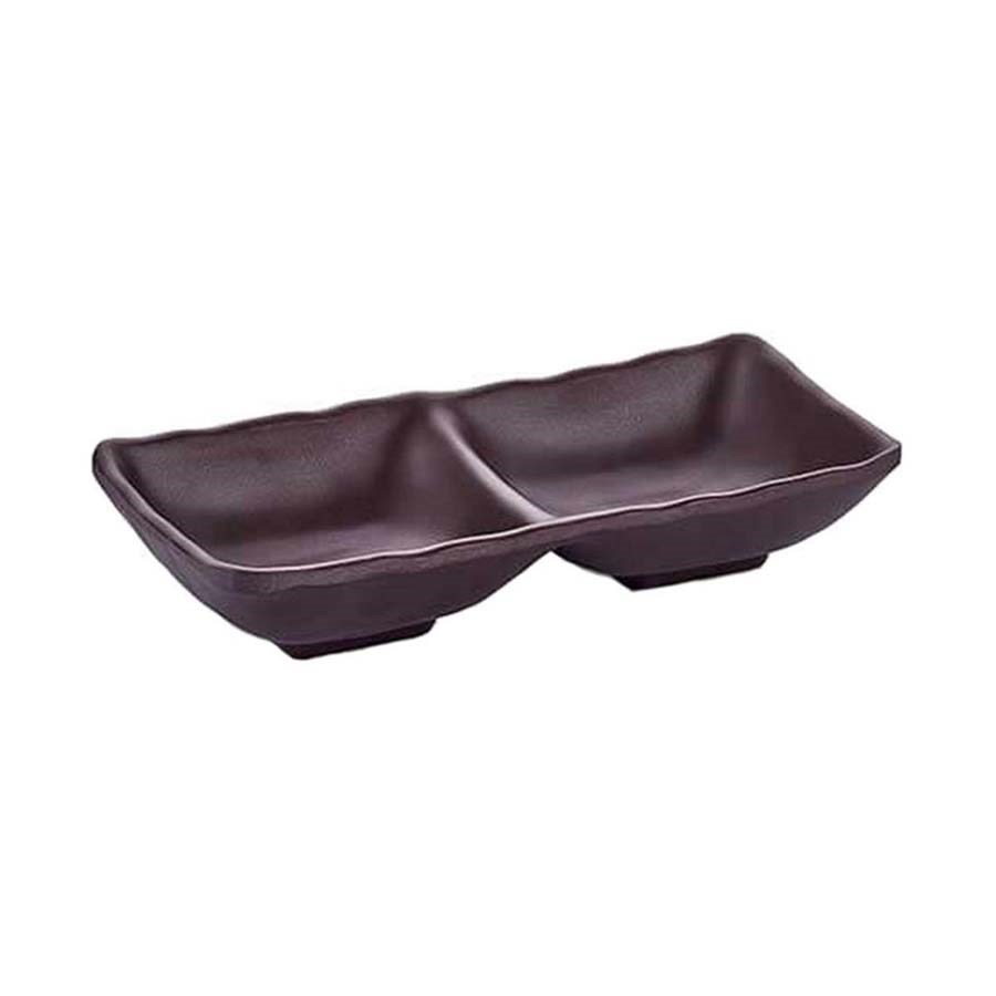 Çiftli Ramekin Kahverengi 17,5*8,7 H:3,4 Cm 