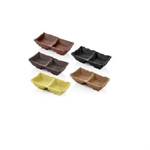 Çiftli Ramekin Kahverengi 17,5*8,7 H:3,4 Cm
