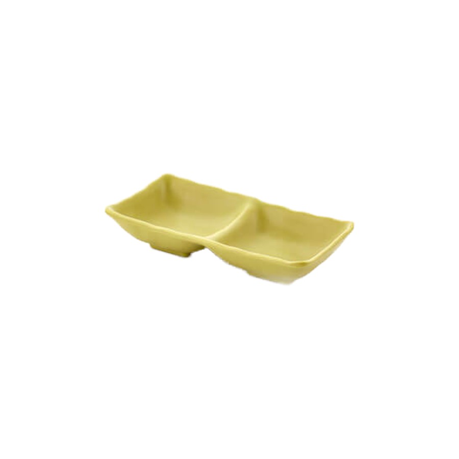 Çiftli Ramekin Melamin Fıstıkyeşili 17,5x8,7 H:3,4 cm Yeşil