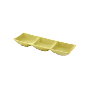 Üçlü Ramekin Melamin Fıstık Yeşili 26,5x8,8x3,7 cm