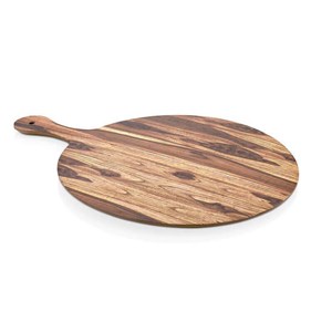 Oval Saplı Walnet Sunum Pano Q:35 L:48 CM