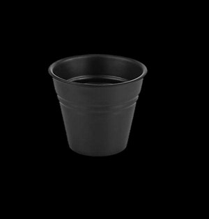Round Bucket Siyah (KOVA) Ø15 cm  h.11 cm