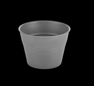 Round Bucket Gri (KOVA) Ø15 cm  h.11 cm
