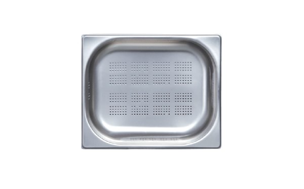 Gastronom Küvet Delikli 1/2-200  Metalik