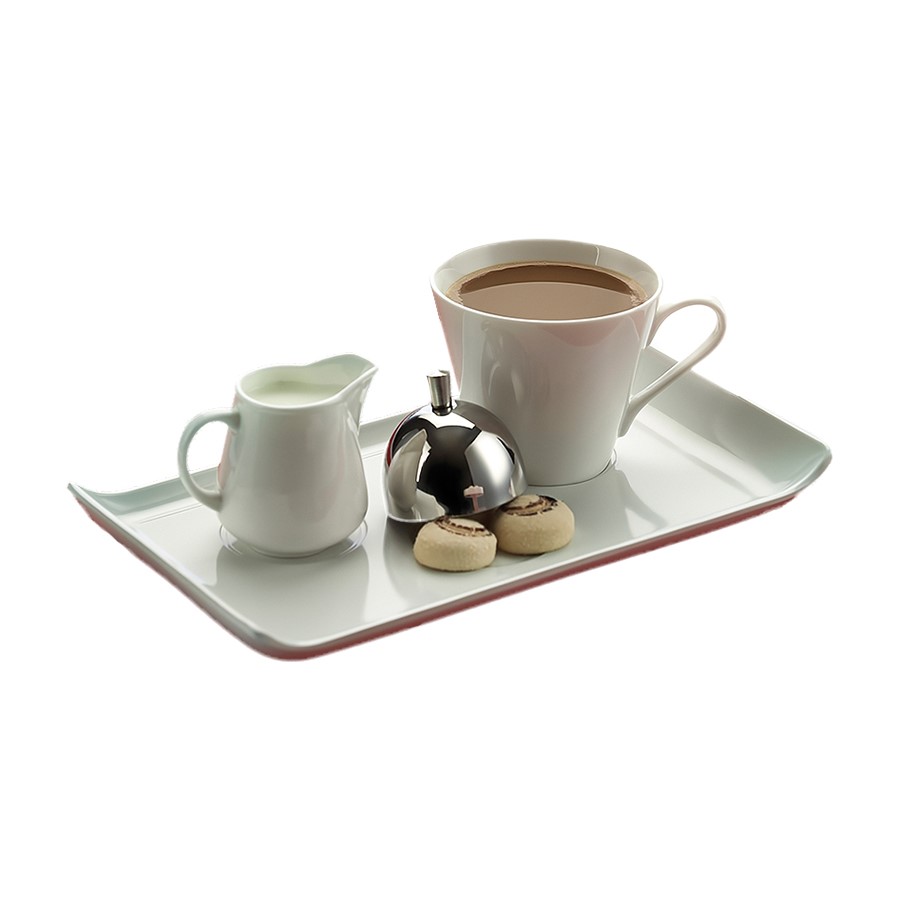 Neskafe Servis Takımı 26x14,5 cm Beyaz