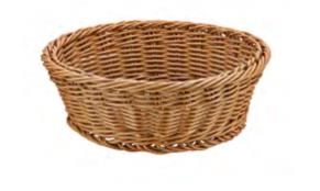 Plastik Yuvarlak Ekmek Sepeti 27*27*9 