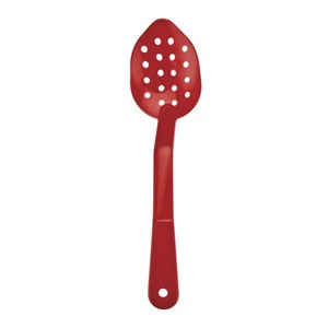Polikarbon Servis Kaşık Delikli 29 Cm Kırmızı