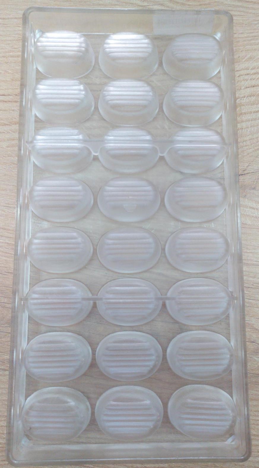 Çikolata Kalıbı Oval Çizgili 1135 